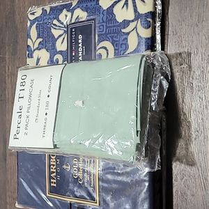 2pkg pillow cases 1 pillow sham new in pkg